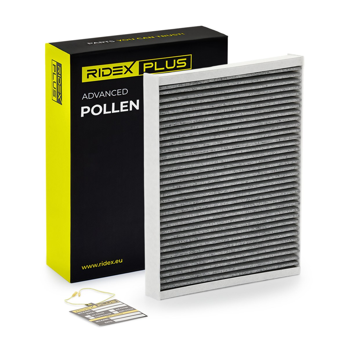 RIDEX PLUS 424I0255P: Szűrő, utastér levegő Aktívszén, aktívszén szűrő