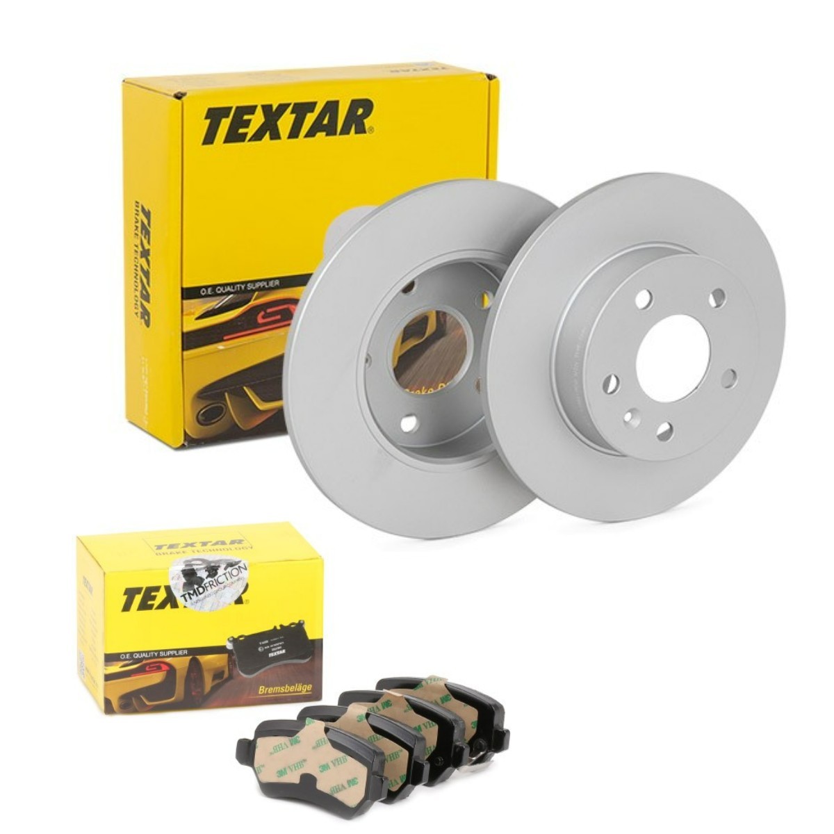 TEXTAR PRO TXR3405N0006 Bremsscheiben und -beläge Ø: 264mm, voll