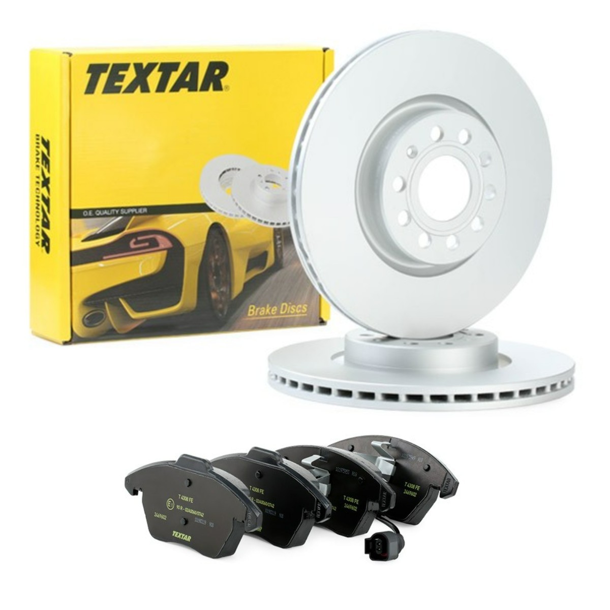 TEXTAR TXR3405N0031: Zestaw do hamulców, hamulce tarczowe Ø: 312[mm], z wentylacją wewnętrzną PRO+