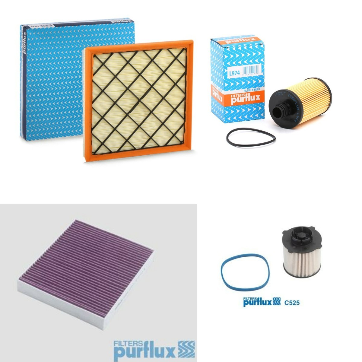 PURFLUX PFX4055N0096: Filtrs-Komplekts