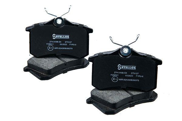 STELLOX 1621 000B-SX: Jarrupalat, levyjarru Taka-akseli, Huudonvaimennuspellillä