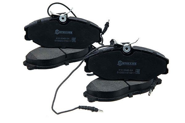 STELLOX 1632 000B-SX: Remblokken Vooras, Met anti-kreukplaat