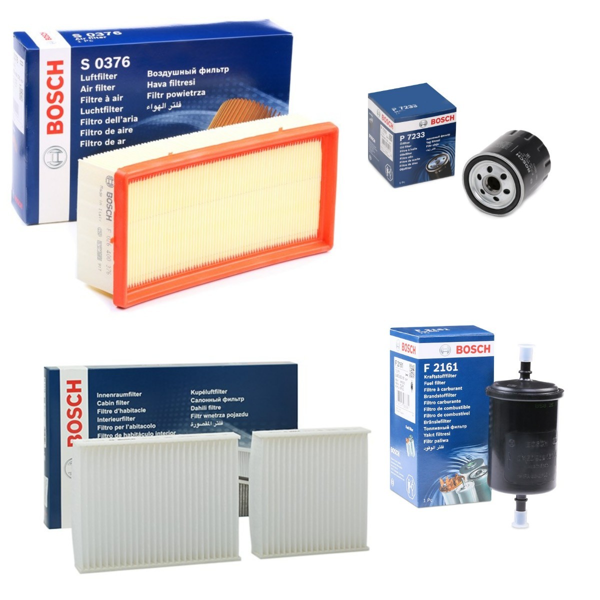 BOSCH BSH4055N0015: Комплект филтри