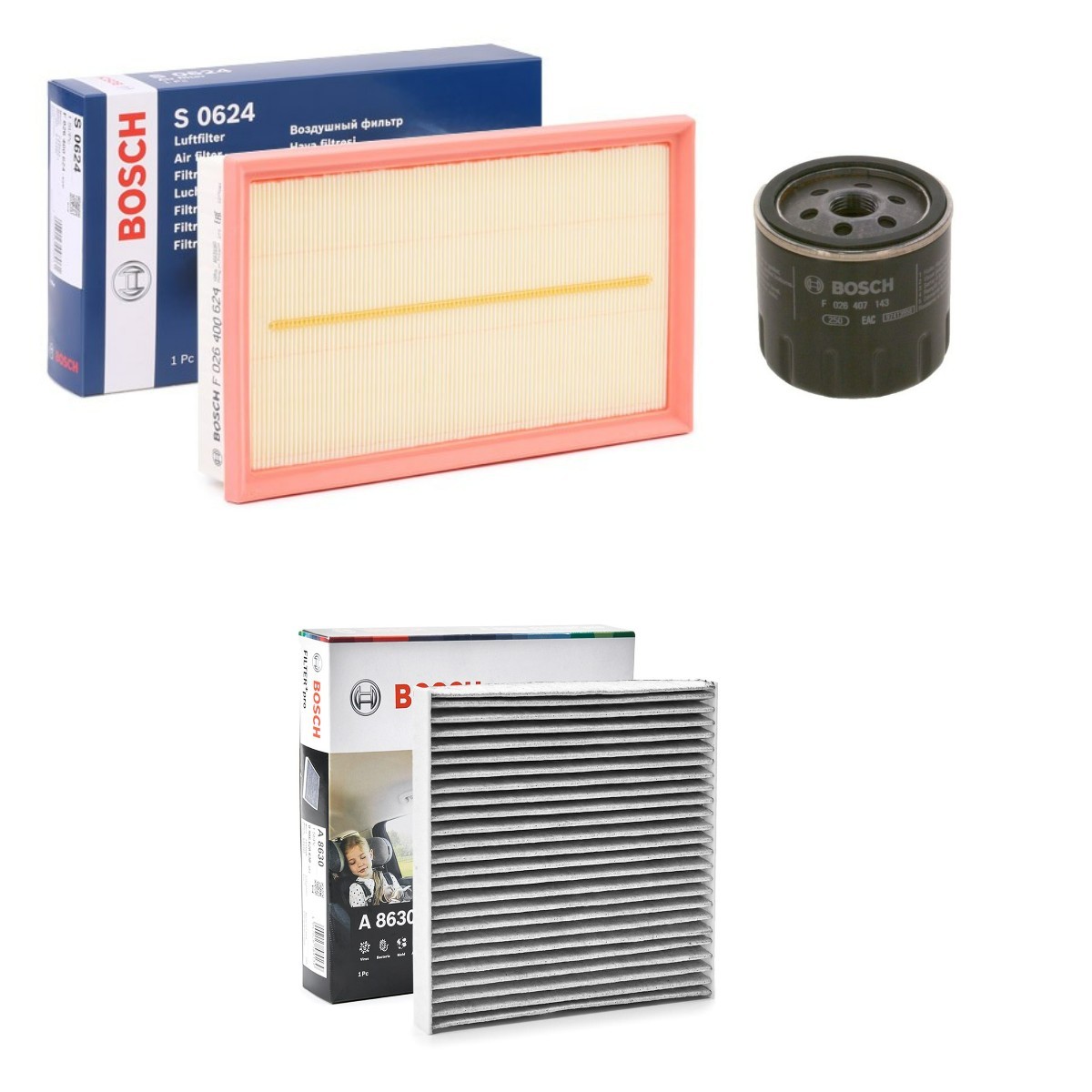 BOSCH BSH4055N0035: Kit de filtres