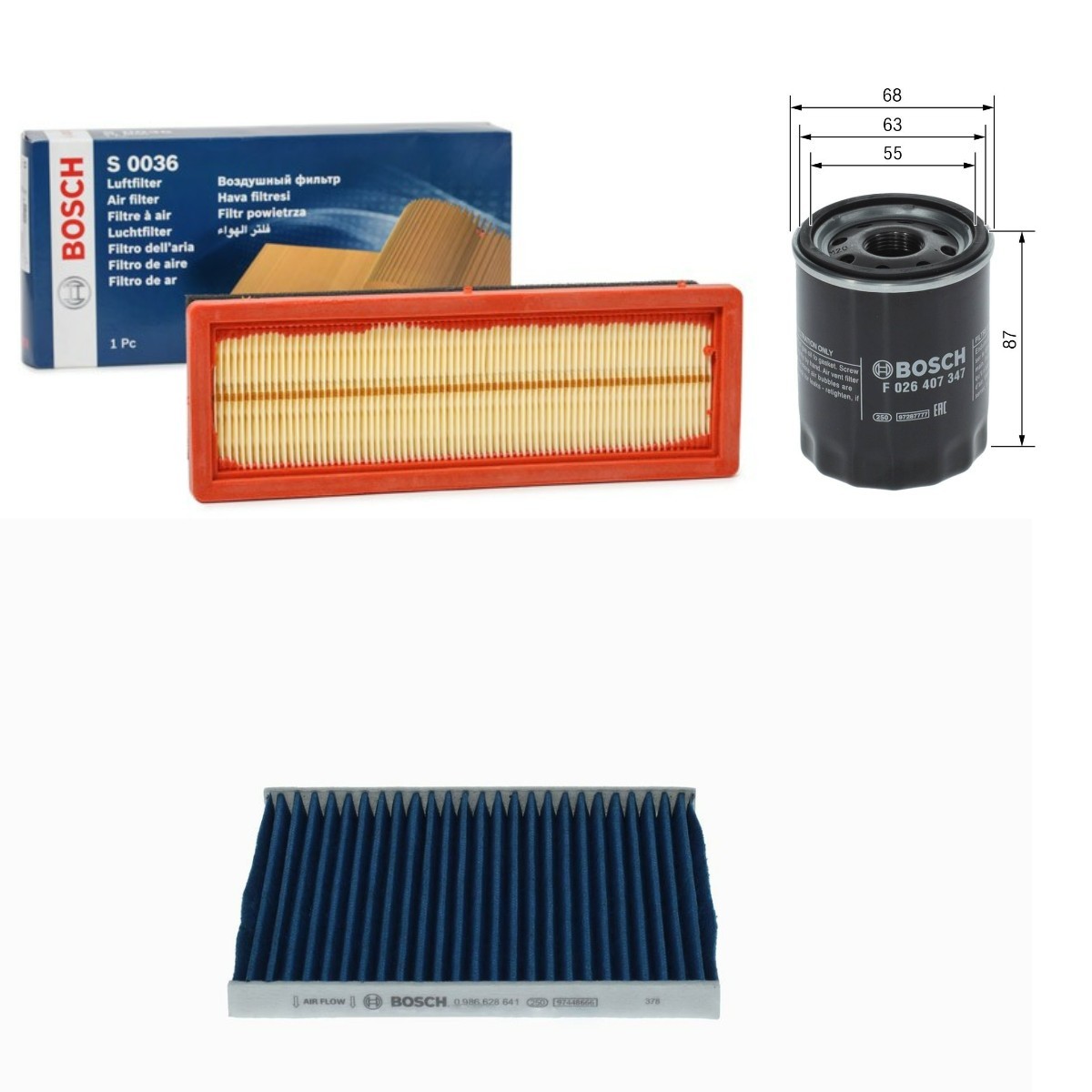 BOSCH BSH4055N0065 Filterset