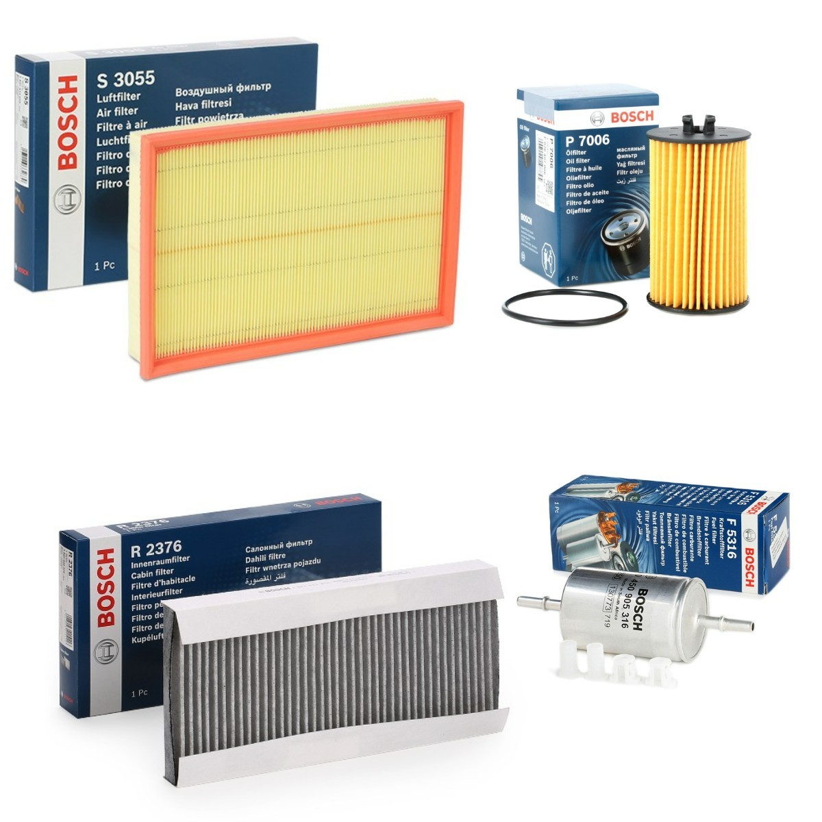 BOSCH BSH4055N0073: Kit de filtres