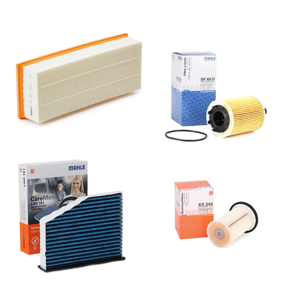 MAHLE MHL4055N0033: Filter-komplekt