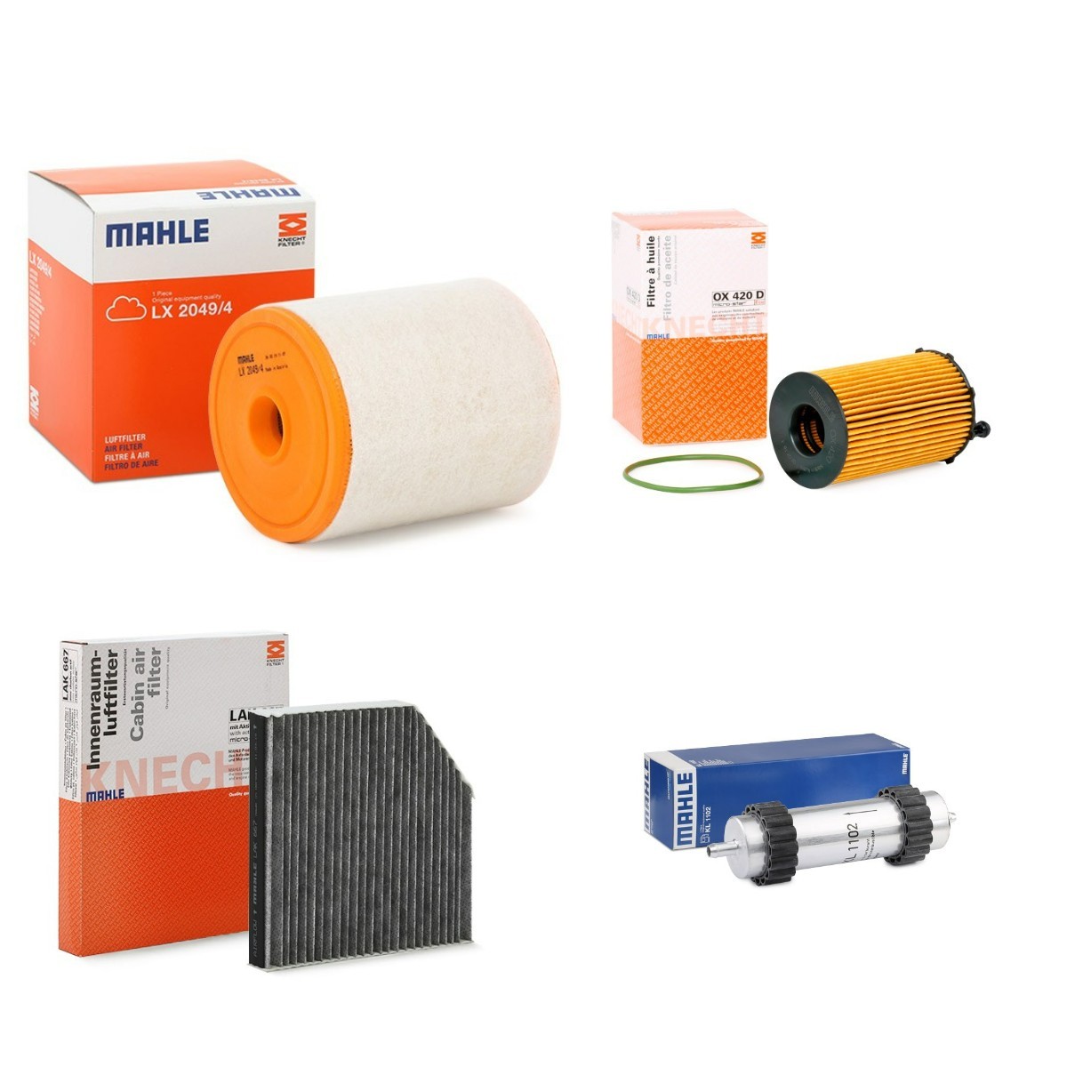 MAHLE MHL4055N0053: Комплект филтри