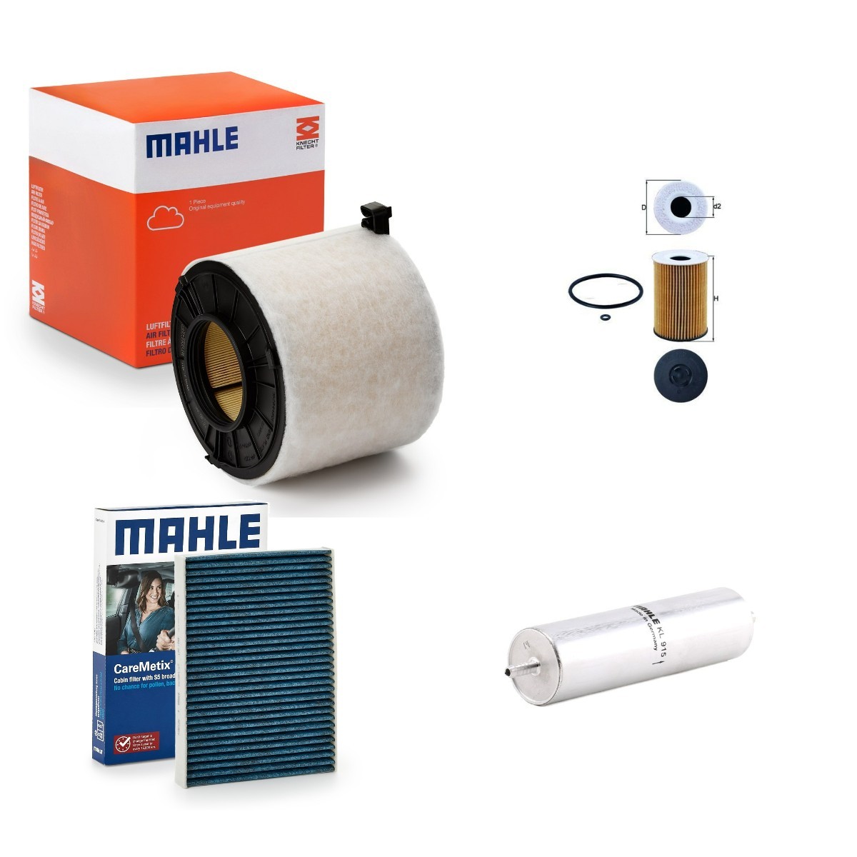 MAHLE MHL4055N0064: Filtr-sada