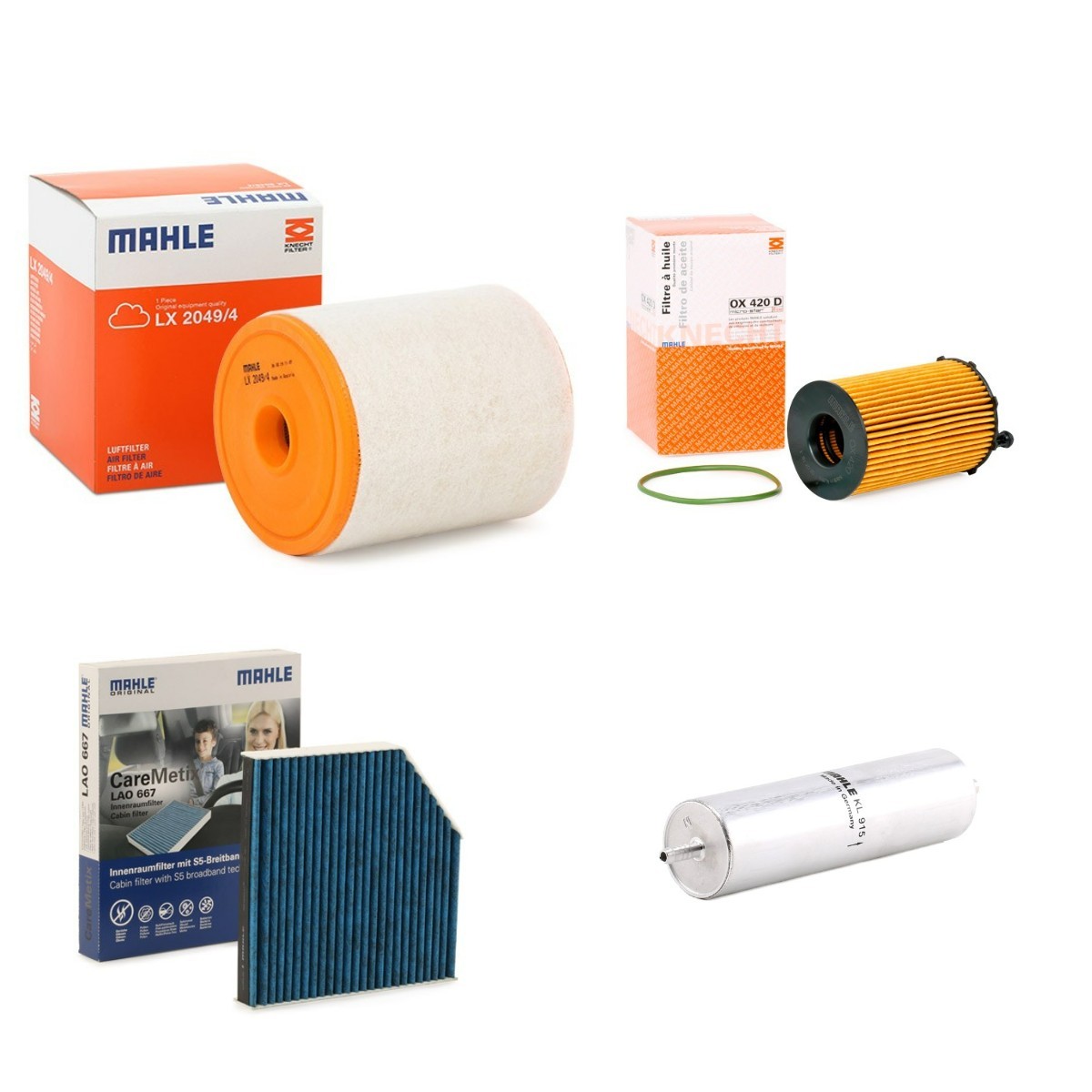 MAHLE MHL4055N0075: Filterset