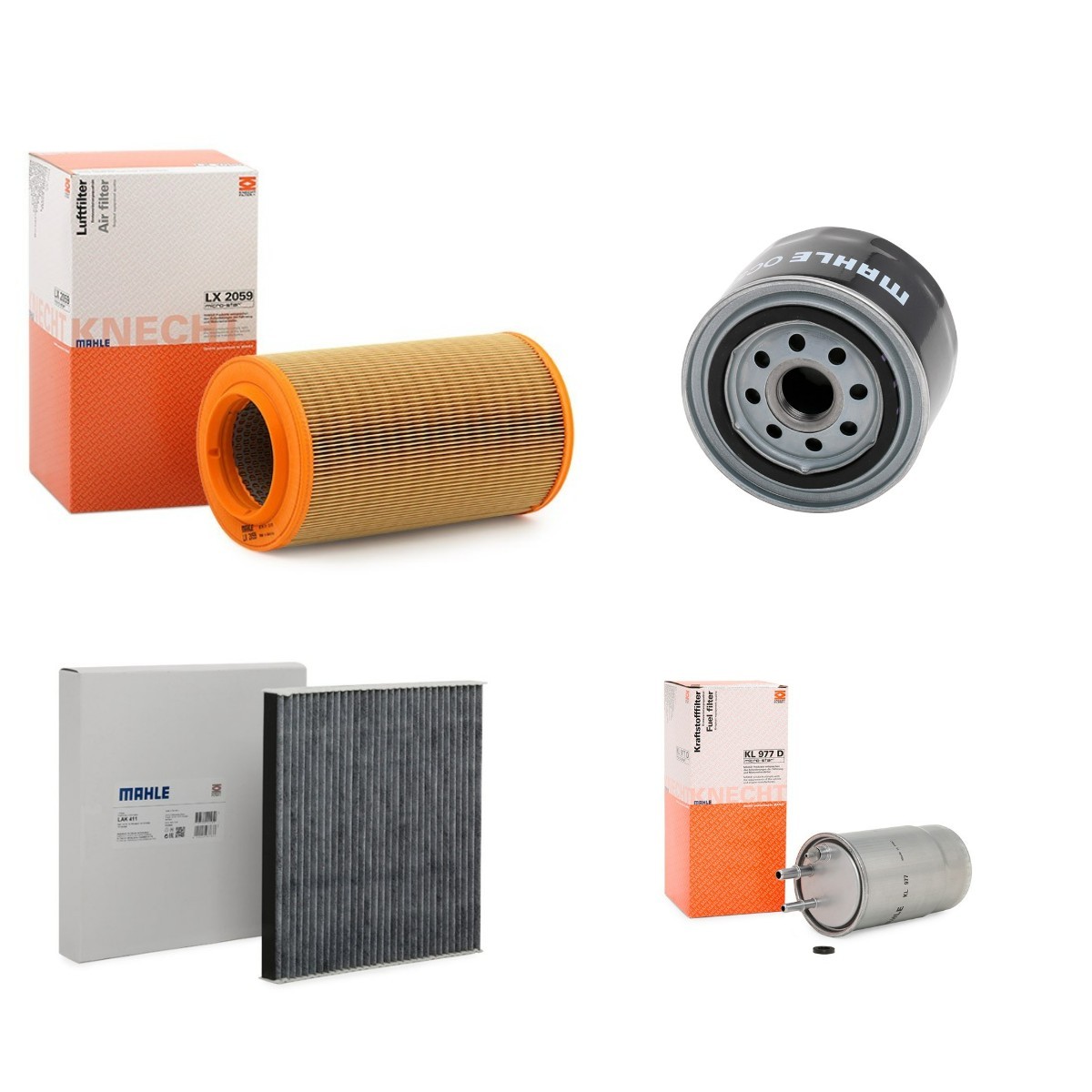 MAHLE MHL4055N0089: Filterset