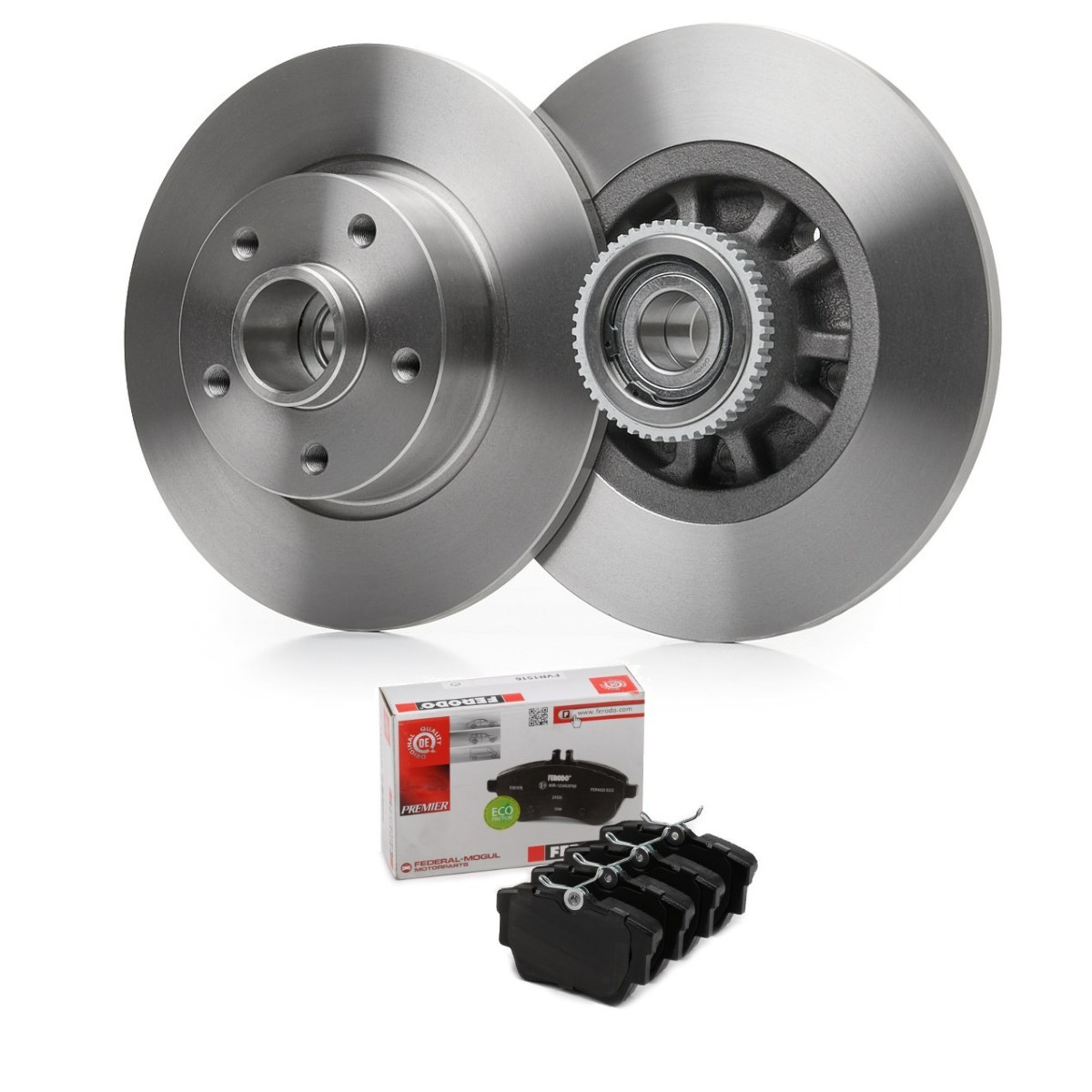 FERODO FRD3405N0006: Bremžu komplekts, Disku bremzes Ø: 280mm, pilnīgi PREMIER ECO FRICTION