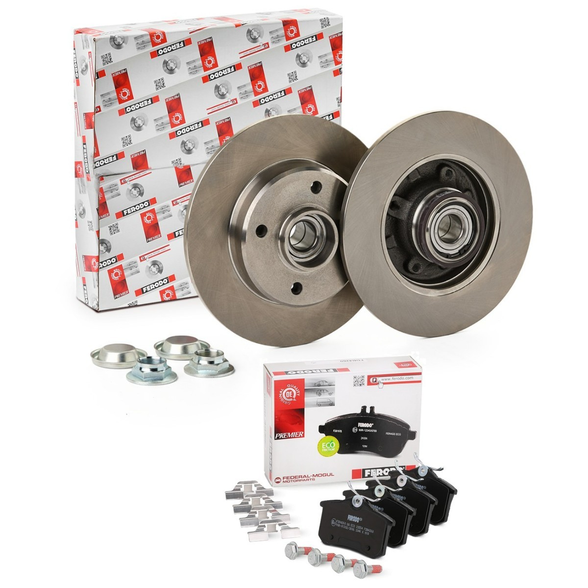 FERODO FRD3405N0007: Bromssats, skivbroms Ø: 249mm, full