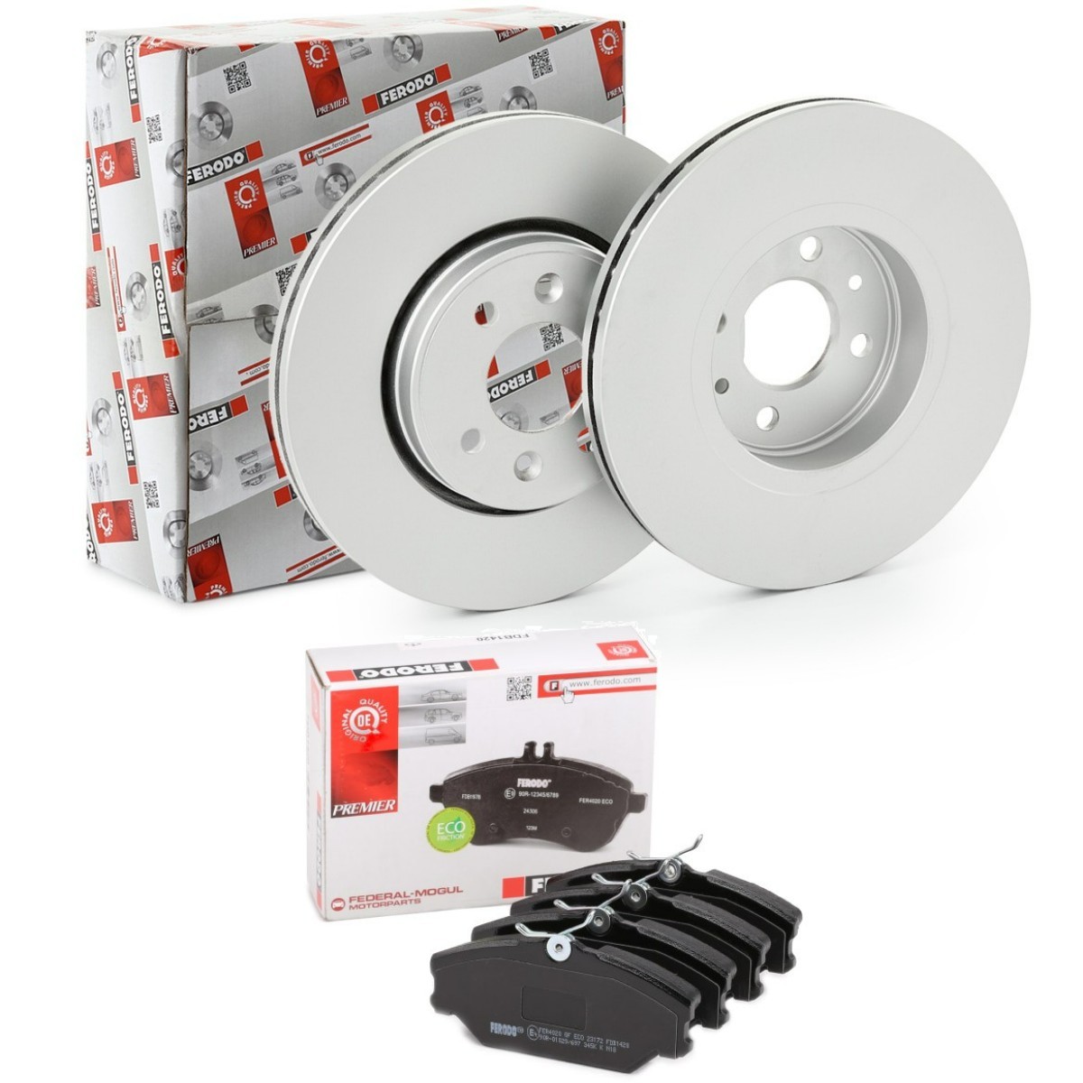 FERODO FRD3405N0026: Bromssats, skivbroms Ø: 280mm, ventilerad