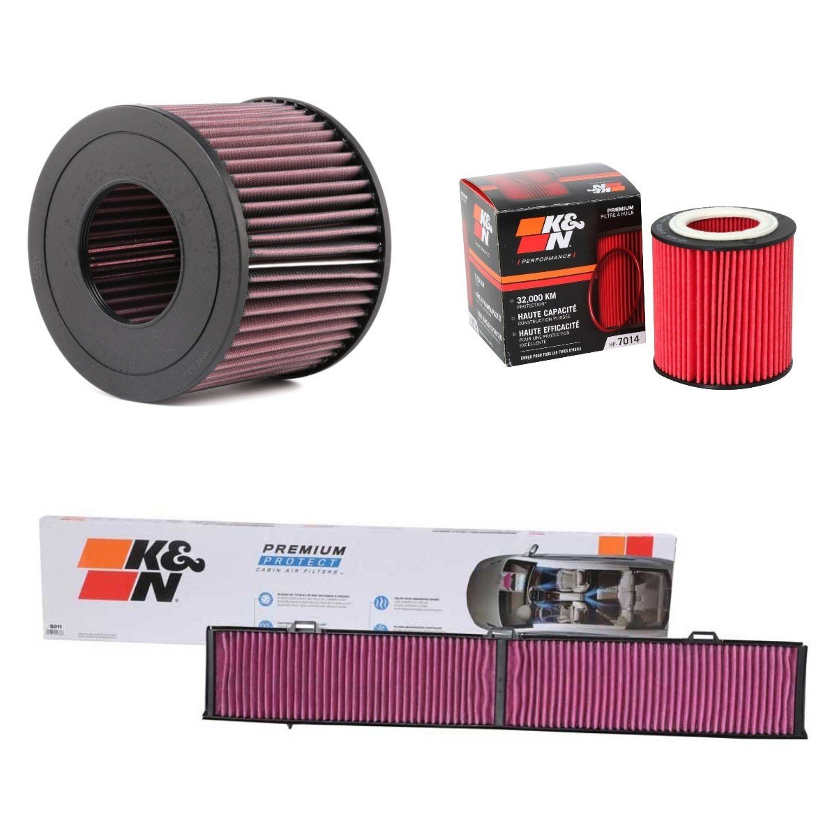 K&N Filters KNF4055N0011: Kit de filtros