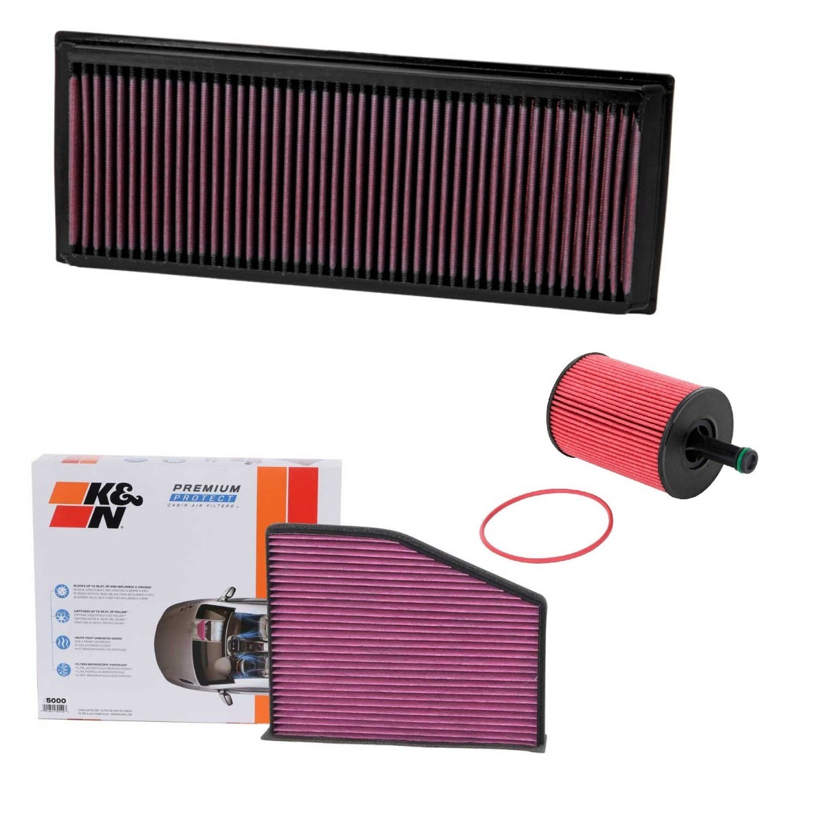 K&N Filters KNF4055N0027: Filterset