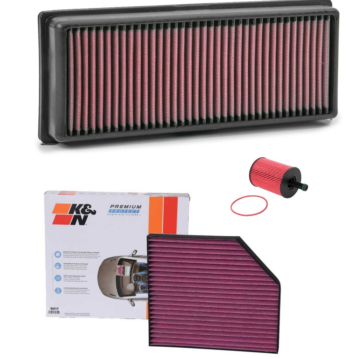 K&N Filters KNF4055N0042: Filter - Sada