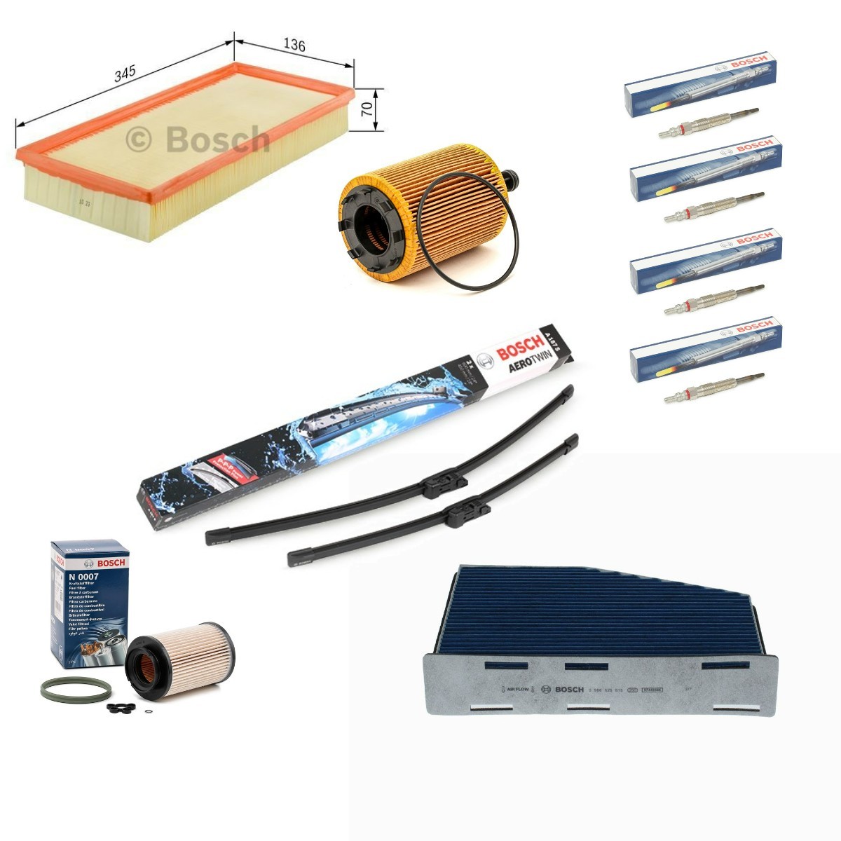 BOSCH BSH4682SK010: Onderhoudspakket Aerotwin