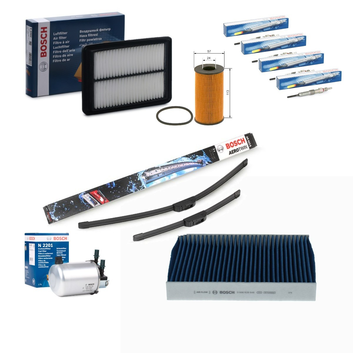 BOSCH BSH4682SK021: Onderhoudspakket Aerotwin Retro