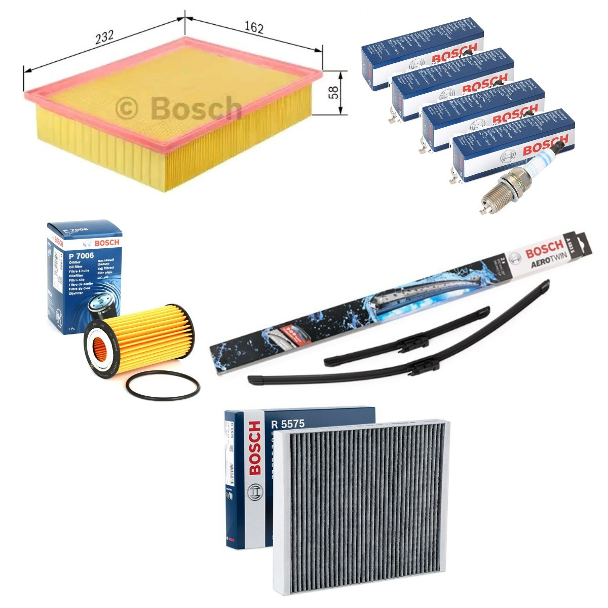 BOSCH BSH4682SK042: Detaļu komplekts, Tehniskā apkope Aerotwin