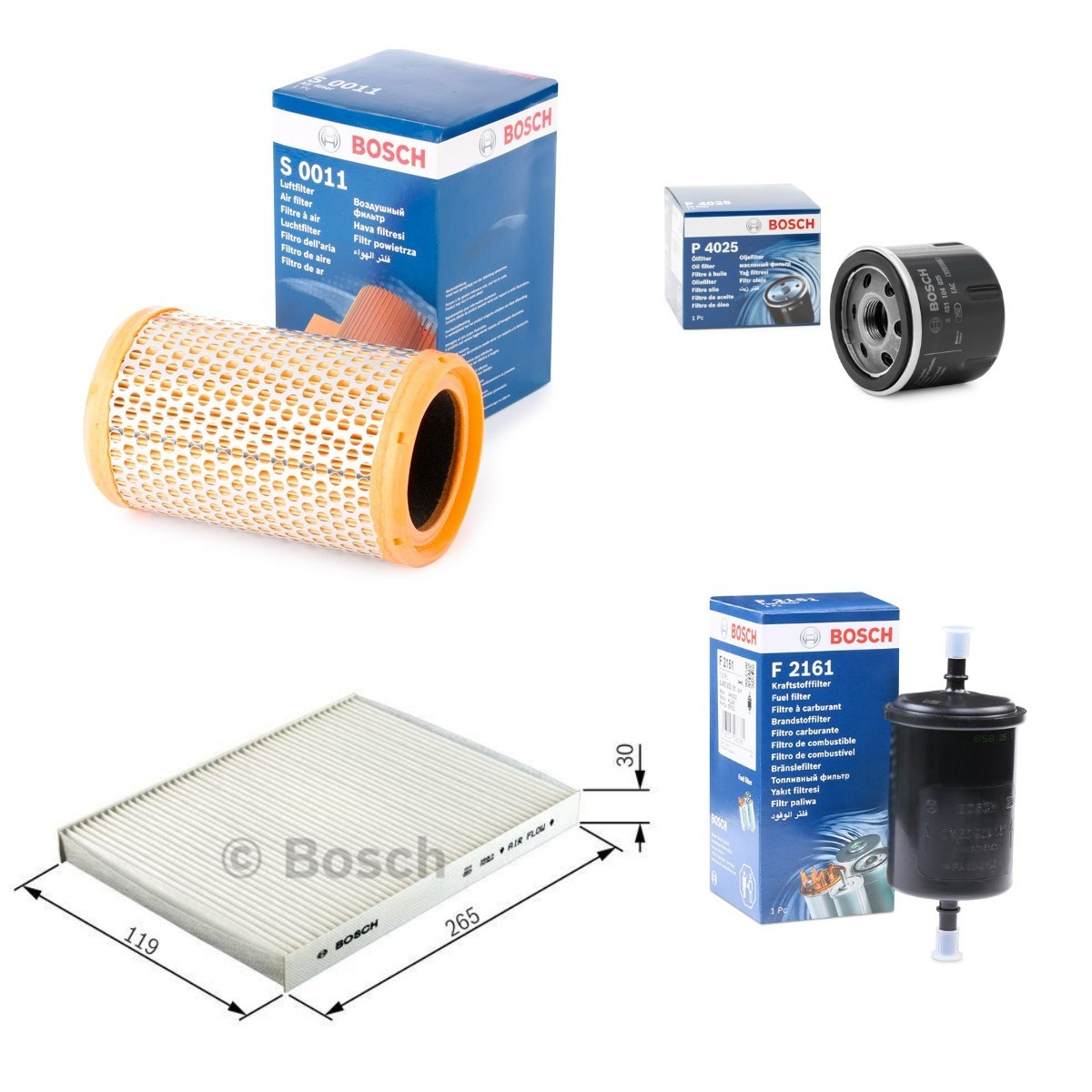 BOSCH BSH4055N0142: Kit de filtres