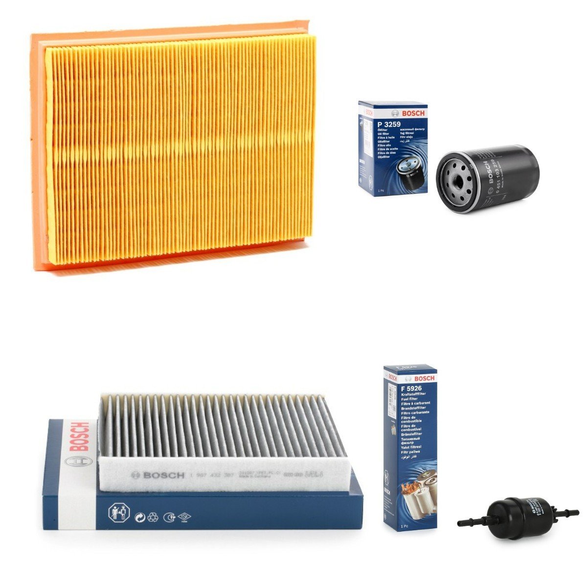 BOSCH BSH4055N0143: Filterset