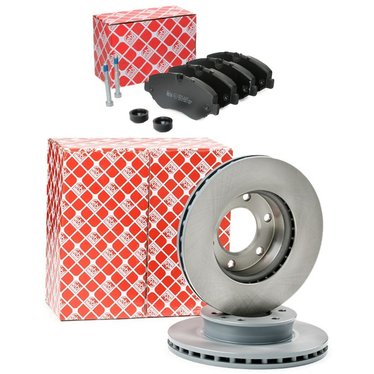 FEBI BILSTEIN FBL3405N0112: Zestaw do hamulców, hamulce tarczowe Oś przednia, Ø: 300[mm], z wentylacją wewnętrzną