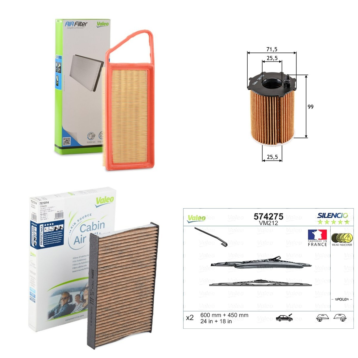 VALEO VAL4682SK009: Servicepakke