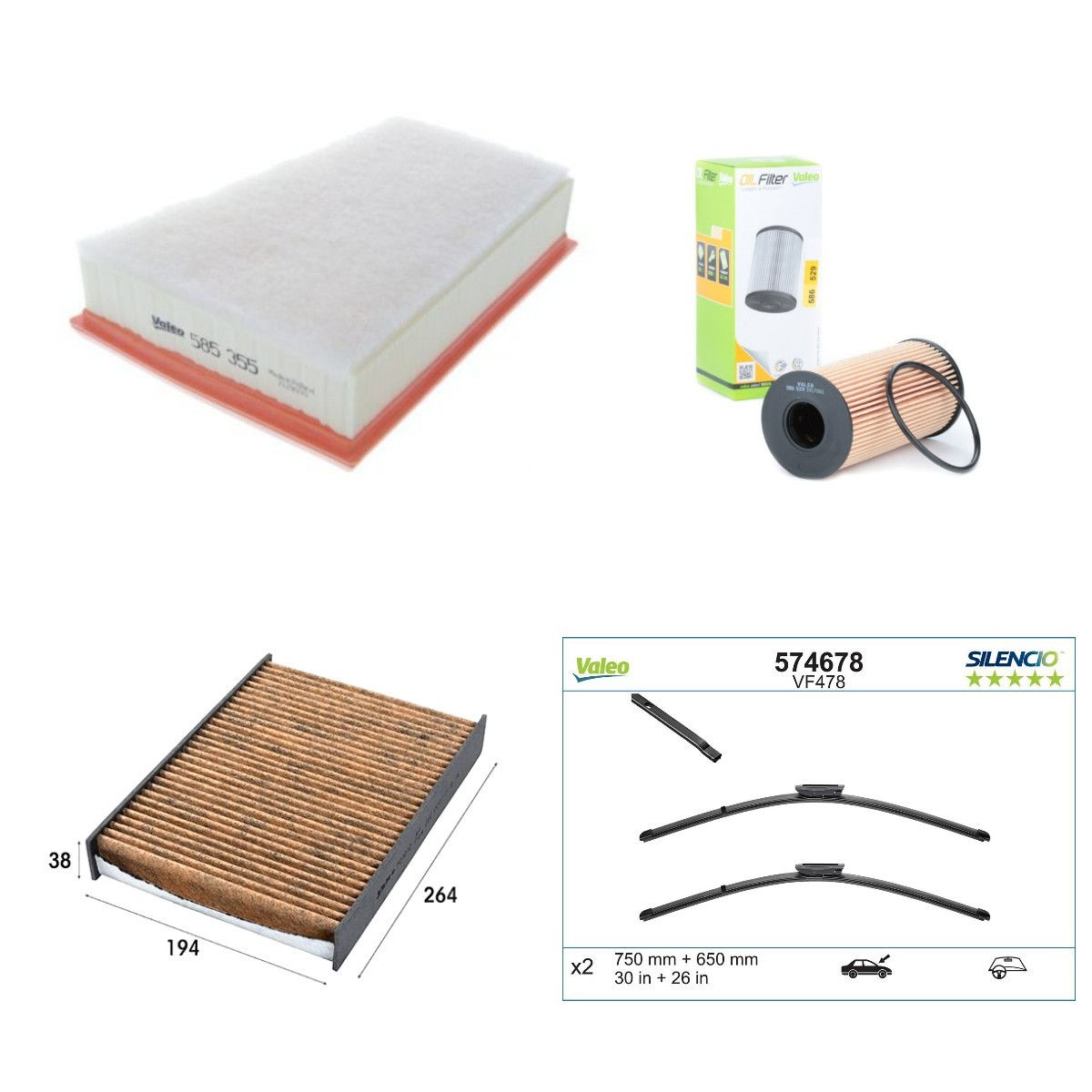 VALEO VAL4682SK012 Inspektionspaket