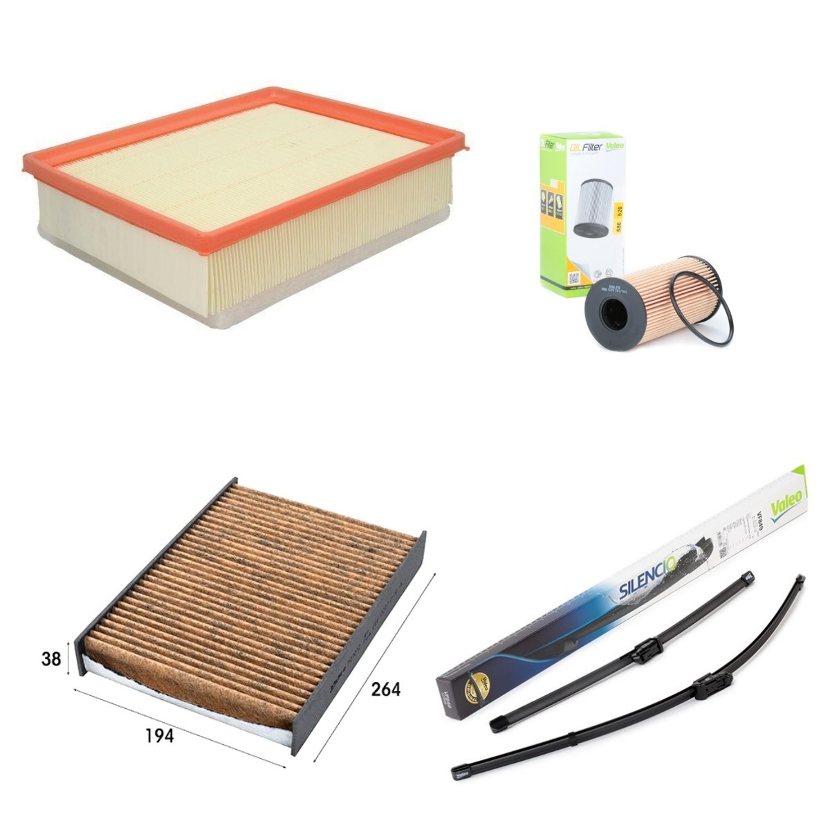 VALEO SILENCIO X.TRM VAL4682SK048 Inspektionspaket