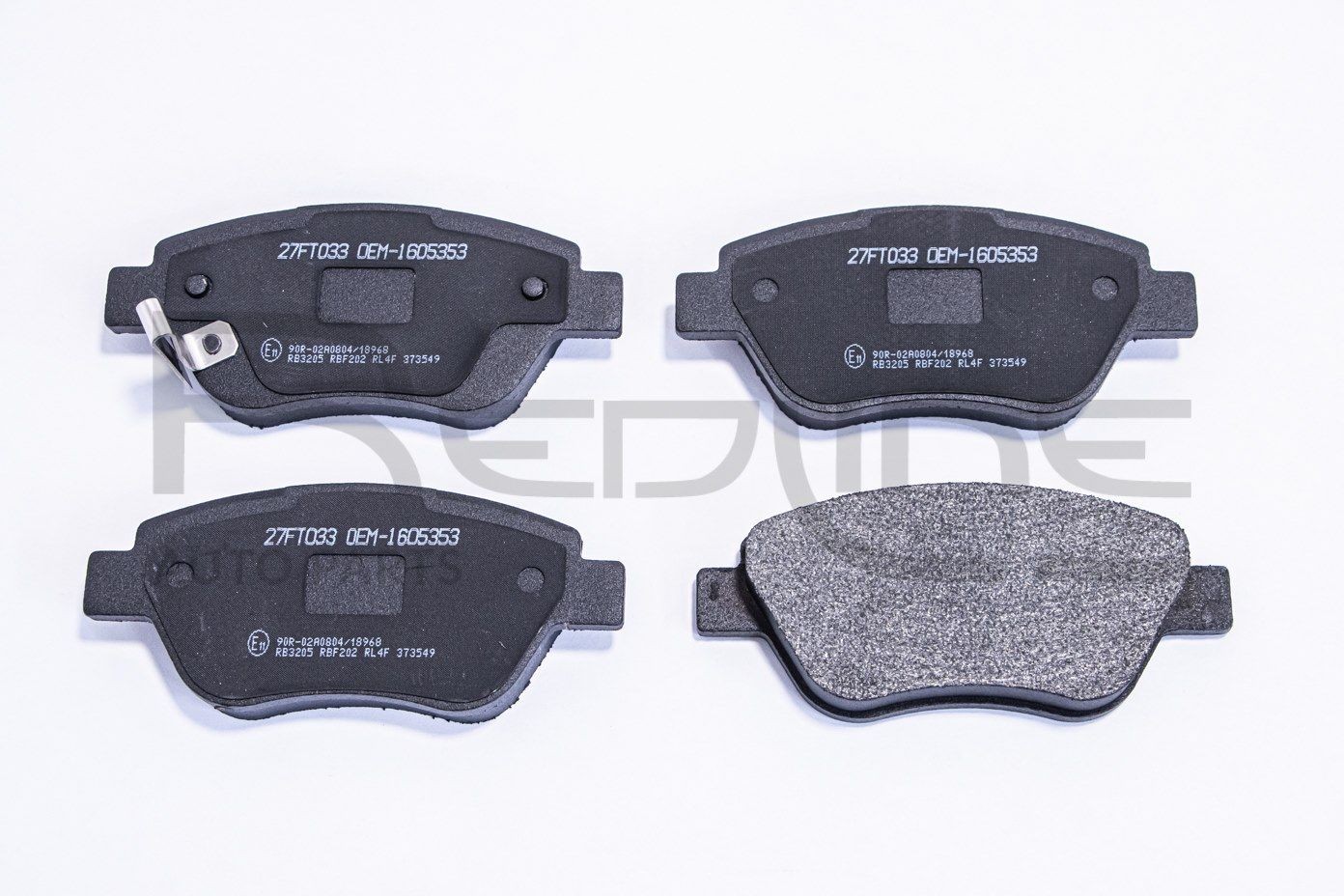 RED-LINE 27FT033: Bremsbeläge Vorderachse