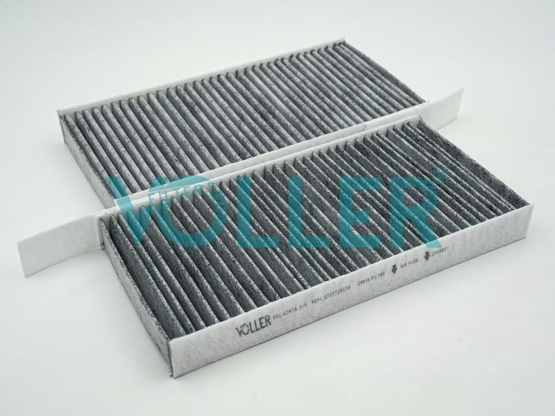 VOLLER FILTERS VOL-62416-2/K: Filter vnútorného priestoru Filter aktívneho uhlia