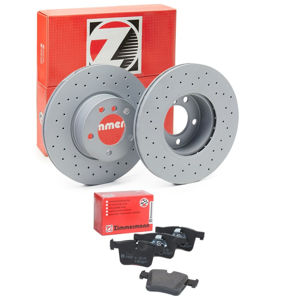 ZIMMERMANN ZMN3405N0043: Remschijven en blokken Ø: 312mm, interne ventilatie, Geperforeerd SPORT COAT Z