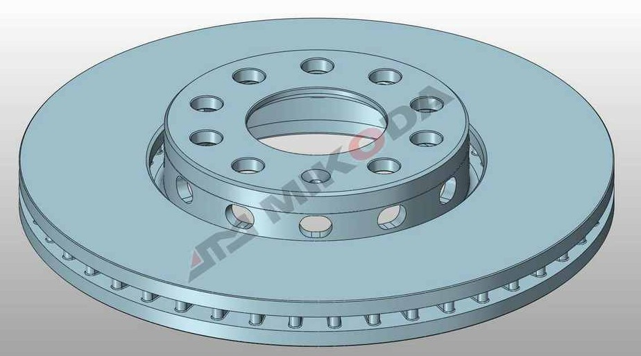 MIKODA 0222: Piduriketas Esisild, Ø: 288mm, õhutusega, Ø: 288mm
