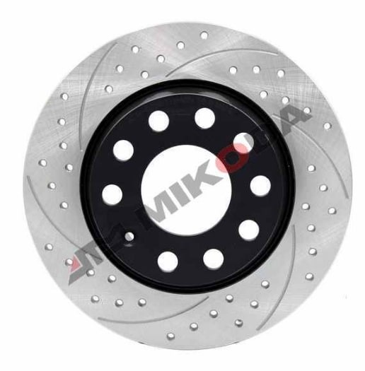 MIKODA 0265S: Tarcza hamulcowa Ø: 255[mm], szczelinowy/perforowany, Ø: 255[mm] GT