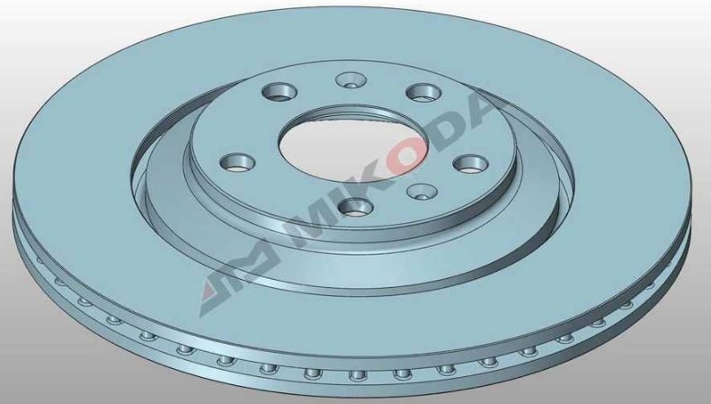 MIKODA 0279: Remschijf Ø: 310,0mm, Geventileerd, Ø: 310,0mm