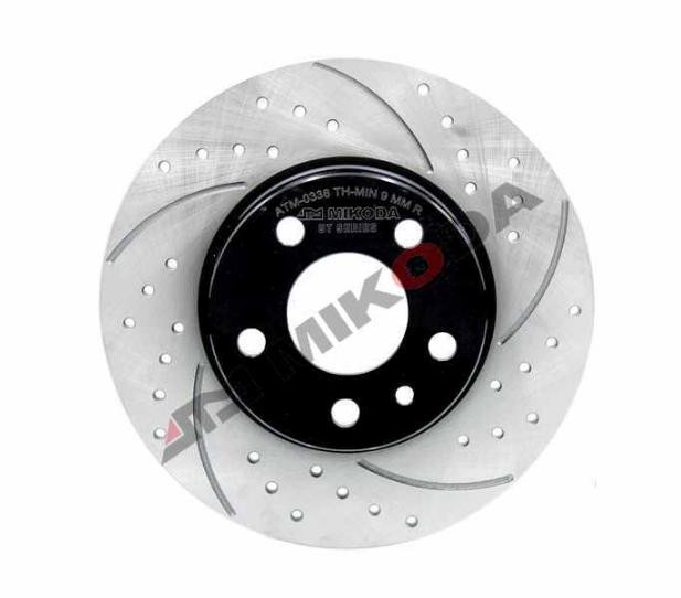 MIKODA 0338S: Bremsscheibe Ø: 251, 251,4mm, geschlitzt/gelocht, Ø: 251, 251,4mm GT