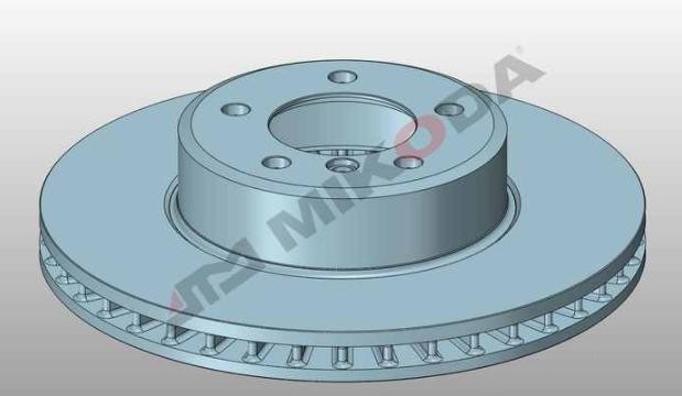 MIKODA 0441: Remschijf Ø: 324mm, interne ventilatie, Ø: 324mm