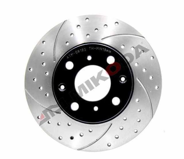MIKODA 0819S: Bromsskiva Ø: 240mm, slitsad/hålad, Ø: 240mm GT
