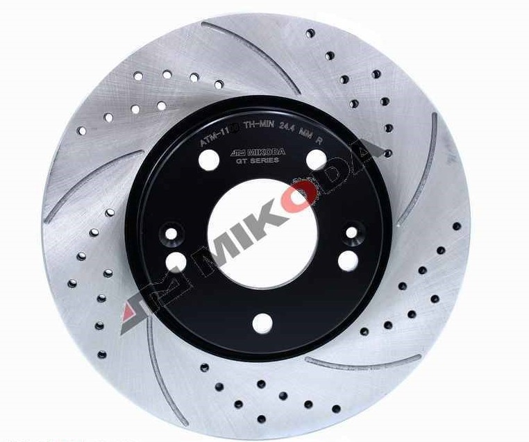 MIKODA 1122S: Bremžu diski Ø: 280mm, ar spraugām/caurumiem, Ø: 280mm GT