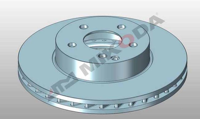 MIKODA 1471: Bromsskiva Ø: 295mm, ventilerad, Ø: 295mm