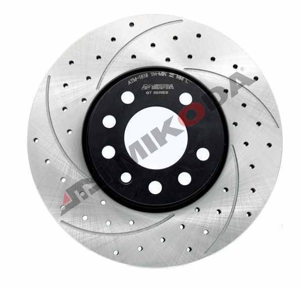 MIKODA 1618S: Disque de frein Ø: 288mm, rainuré/perforé, Ø: 288mm GT