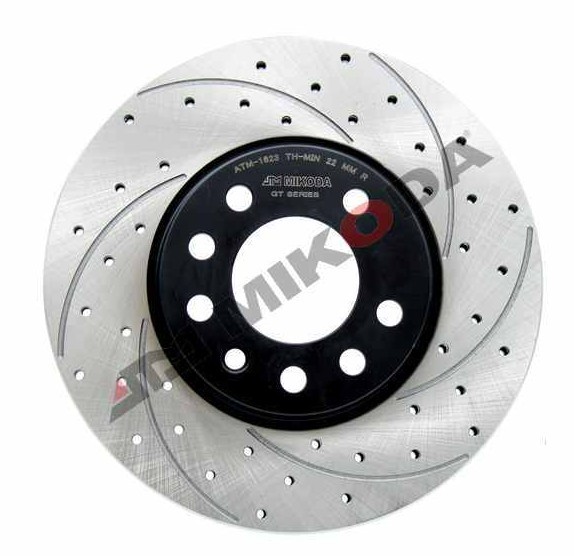 MIKODA 1623S: Bremžu diski Ø: 280,0mm, ar spraugām/caurumiem, Ø: 280,0mm GT