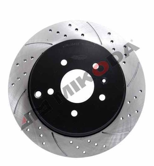 MIKODA 1642S: Bremžu diski Ø: 303mm, ar spraugām/caurumiem, Ø: 303mm GT