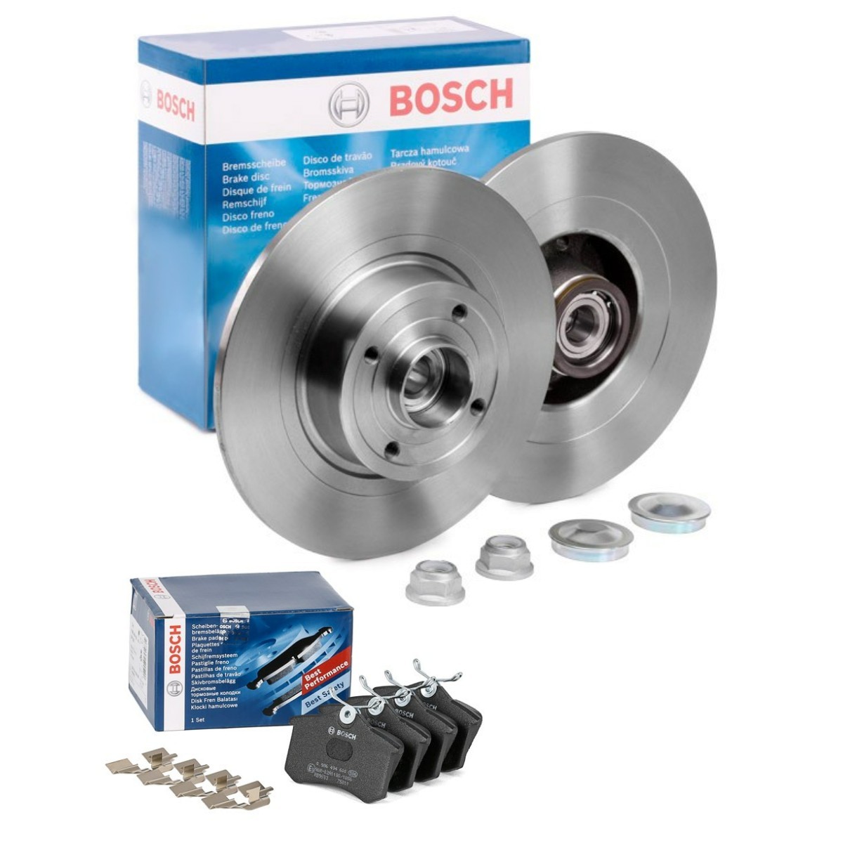 BOSCH BSH3405N0344: Disques et plaquettes de freins Ø: 270mm, plein
