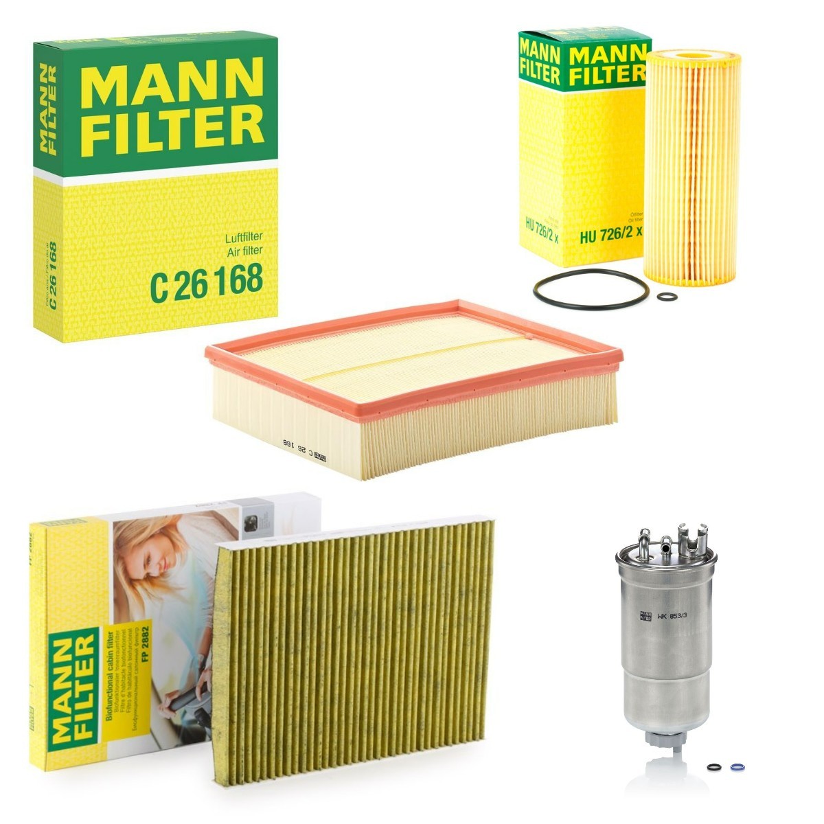 MANN-FILTER MNF4055N0111: Filterset