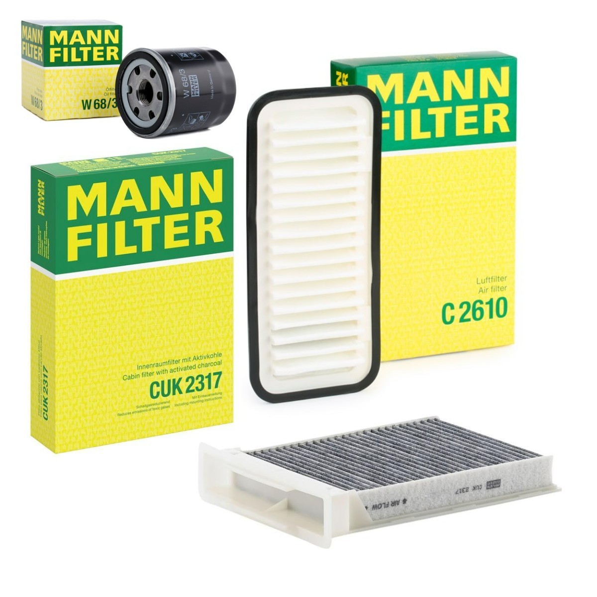 MANN-FILTER MNF4055N0133: Filter-komplekt