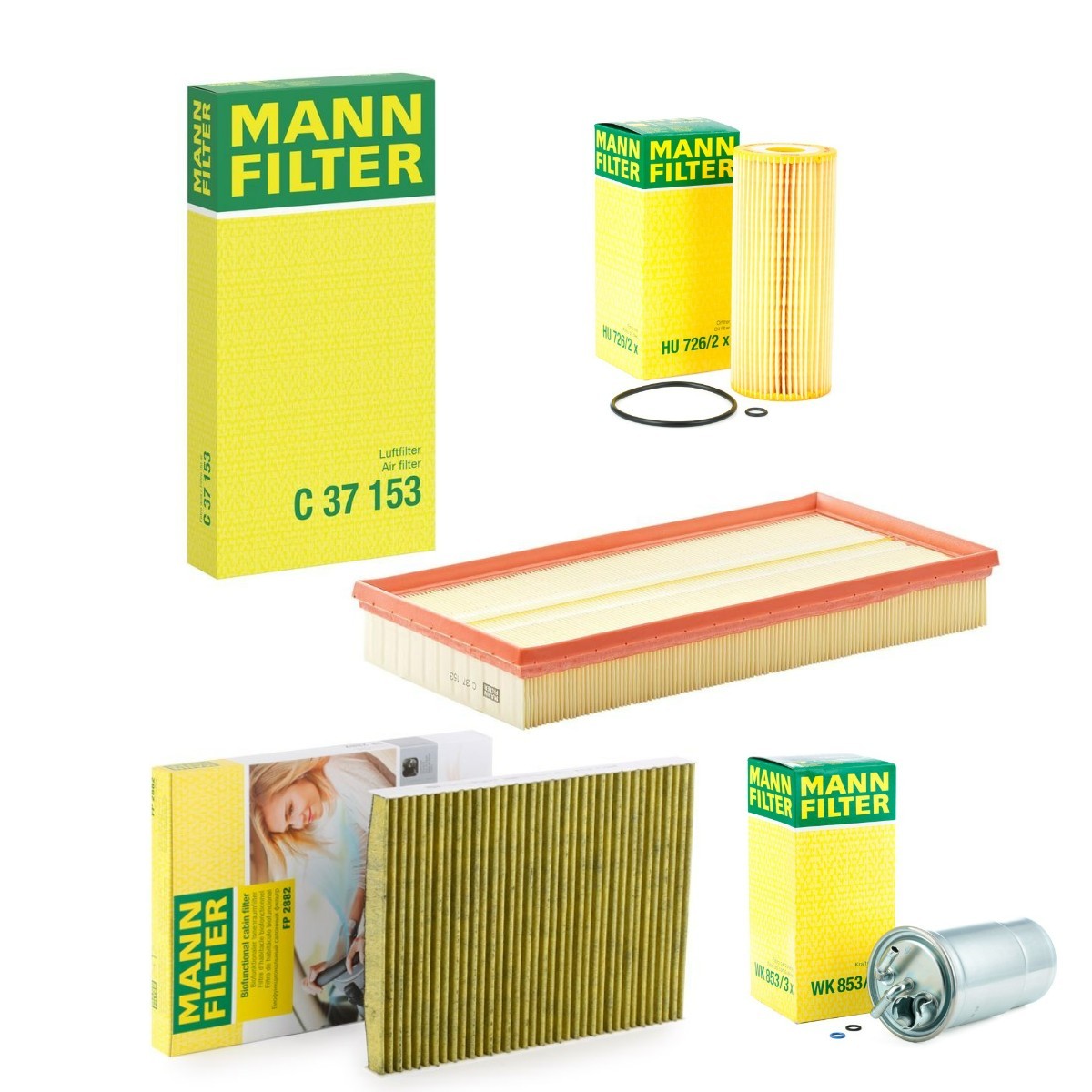MANN-FILTER MNF4055N0164: Filtrs-Komplekts