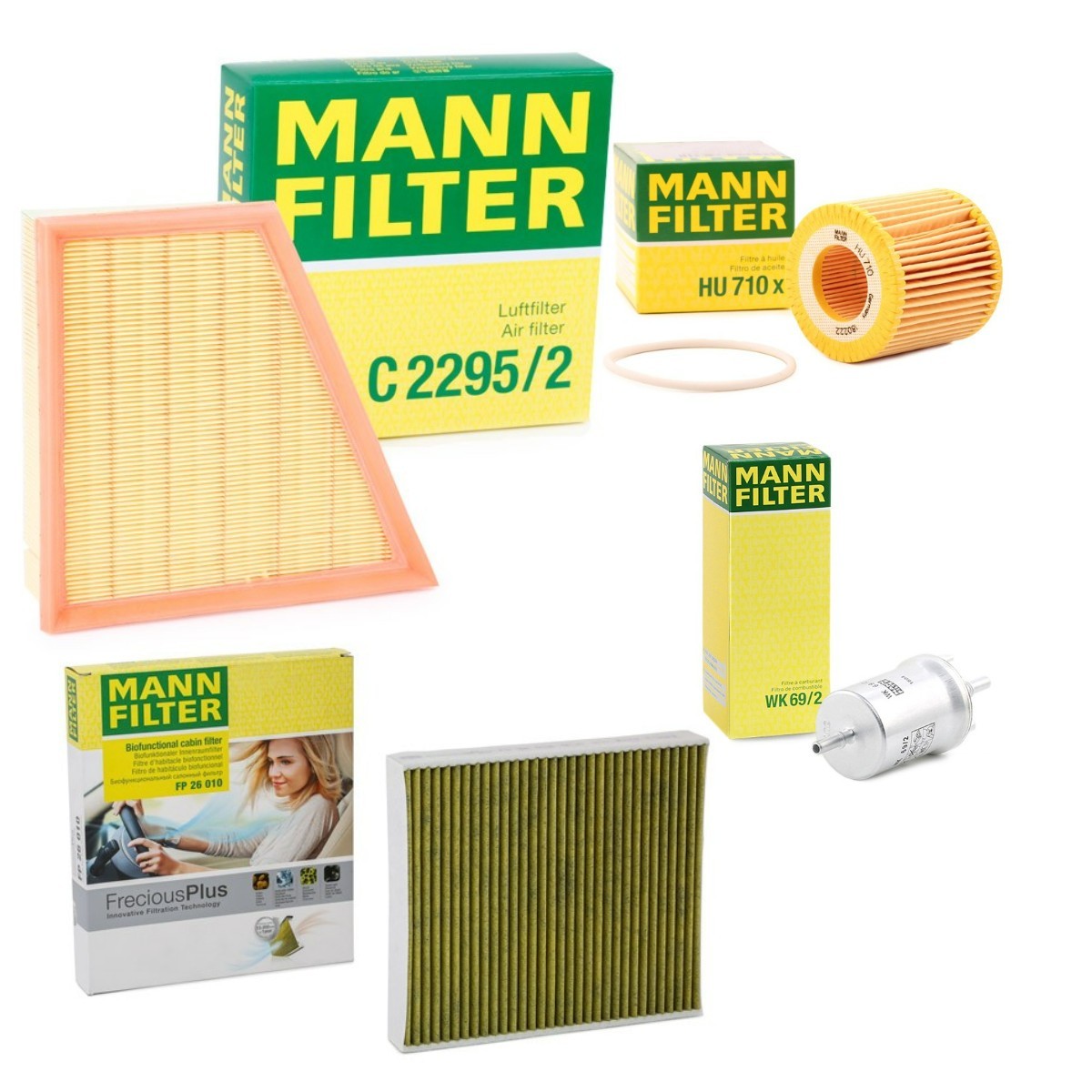 MANN-FILTER MNF4055N0185 Filterset