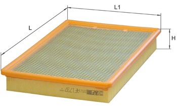 ALPHA FILTER AF1737: Luftfilter